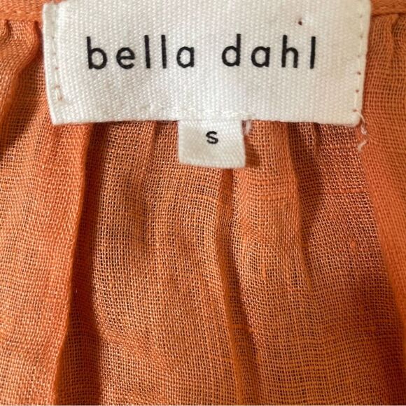 Bella Dahl 100% Linen Long Sleeve Button Loop Women's Pullover Top Blouse(SizeS) - Picture 9 of 12